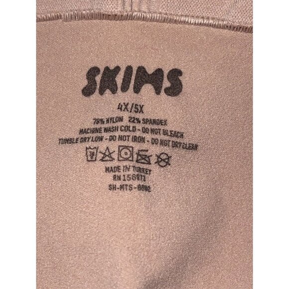 SKIMS Seamless Sculpt Sculpting Mid Thigh Shorts - Ochre Size 4X/5X - Picture 5 of 8